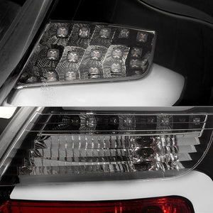 388.96 Spyder LED Tail Lights Ford Focus Hatch (2012-2014) w/ Sequential Turn Signal - Black / Smoke / Red Clear - Redline360
