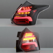 Load image into Gallery viewer, 388.96 Spyder LED Tail Lights Ford Focus Hatch (2012-2014) w/ Sequential Turn Signal - Black / Smoke / Red Clear - Redline360 Alternate Image