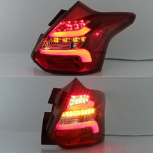Load image into Gallery viewer, 388.96 Spyder LED Tail Lights Ford Focus Hatch (2012-2014) w/ Sequential Turn Signal - Black / Smoke / Red Clear - Redline360 Alternate Image