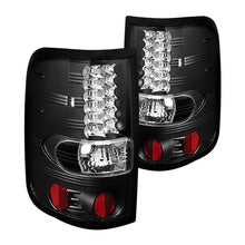 Load image into Gallery viewer, Spyder LED Tail Lights Ford F150 Styleside (04-08) Black / Black Smoke / Chrome / Red Clear - V1 / Black Alternate Image
