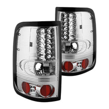 Load image into Gallery viewer, Spyder LED Tail Lights Ford F150 Styleside (04-08) Black / Black Smoke / Chrome / Red Clear - V1 / Black Alternate Image