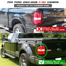 Load image into Gallery viewer, 129.89 Spyder Euro Style Tail Lights Ford F150 Flareside [Non-Supercrew] (04-08) Black - Redline360 Alternate Image