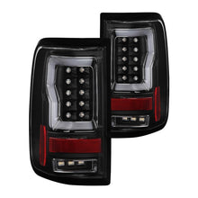 Load image into Gallery viewer, Spyder LED Tail Lights Ford F150 Styleside (04-08) Black / Black Smoke / Chrome / Red Clear - V2 / Black Alternate Image