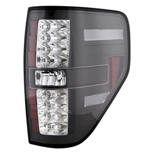 245.51 Spyder LED Tail Lights Ford F150 (09-14) Black / Black Smoke / Chrome / Red Clear / Red Smoke - Redline360