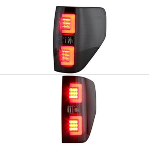 245.51 Spyder LED Tail Lights Ford F150 (09-14) Black / Black Smoke / Chrome / Red Clear / Red Smoke - Redline360