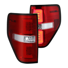 Load image into Gallery viewer, 245.51 Spyder LED Tail Lights Ford F150 (09-14) Black / Black Smoke / Chrome / Red Clear / Red Smoke - Redline360 Alternate Image