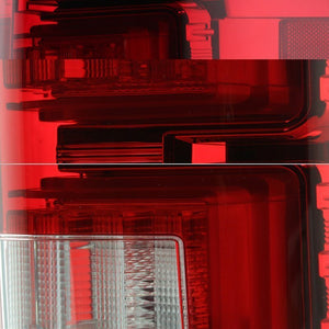 314.02 Spyder LED Tail Lights Ford F150 (15-17) [Non-Rear Blind Spot Sensor Model] All Black / Black Smoke / Red Clear - Redline360