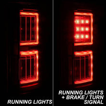 Load image into Gallery viewer, Spyder LED Tail Lights Ford F150 (18-19) [Non-Rear Blind Spot Sensor Model] Black / All Black / Black Smoke / Chrome / Red Clear - Black Alternate Image