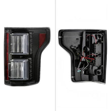 Load image into Gallery viewer, Spyder LED Tail Lights Ford F150 (18-19) [Non-Rear Blind Spot Sensor Model] Black / All Black / Black Smoke / Chrome / Red Clear - Black Alternate Image