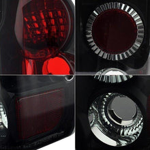 Load image into Gallery viewer, Spyder Euro Style Tail Lights Ford Bronco (1988-1996) Black / Smoke / Chrome - Black Alternate Image
