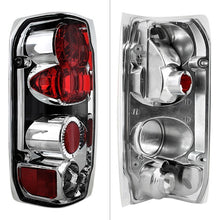 Load image into Gallery viewer, Spyder Euro Style Tail Lights Ford F150 (1987-1996) Black / Smoke / Chrome - Black Alternate Image