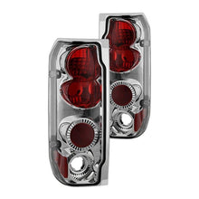 Load image into Gallery viewer, Spyder Euro Style Tail Lights Ford Bronco (1988-1996) Black / Smoke / Chrome - Chrome Alternate Image