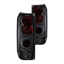 Load image into Gallery viewer, Spyder Euro Style Tail Lights Ford F150 (1987-1996) Black / Smoke / Chrome - Smoke Alternate Image