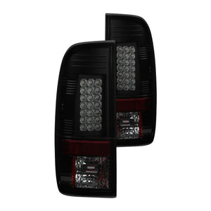 224.10 Spyder LED Tail Lights Ford F150 Styleside (97-03) Black / Black Smoke / Chrome / Red Clear - Redline360