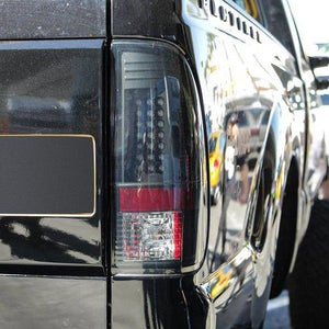 224.10 Spyder LED Tail Lights Ford F250/F350/F450/F550 Super Duty (99-07) Black / Black Smoke / Chrome / Red Clear - Redline360