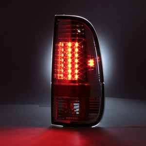 224.10 Spyder LED Tail Lights Ford F150 Styleside (97-03) Black / Black Smoke / Chrome / Red Clear - Redline360