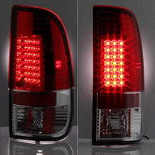 Load image into Gallery viewer, 224.10 Spyder LED Tail Lights Ford F150 Styleside (97-03) Black / Black Smoke / Chrome / Red Clear - Redline360 Alternate Image