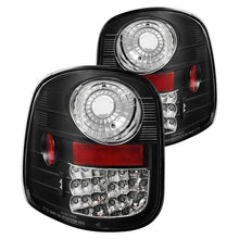 Load image into Gallery viewer, Spyder LED Tail Lights Ford F150 Flareside (1997-2003) Black / Chrome / Red Clear / Smoke - Black Alternate Image