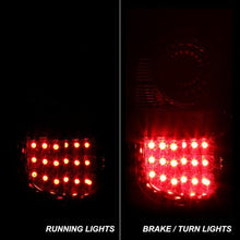 Load image into Gallery viewer, Spyder LED Tail Lights Ford F150 Flareside (1997-2003) Black / Chrome / Red Clear / Smoke - Black Alternate Image