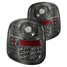Load image into Gallery viewer, Spyder LED Tail Lights Ford F150 Flareside (1997-2003) Black / Chrome / Red Clear / Smoke - Smoke Alternate Image