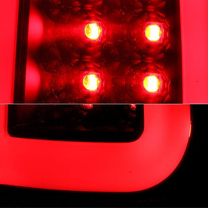 224.10 Spyder LED Tail Lights Ford F250/F350/F450/F550 Super Duty (99-07) Black / Black Smoke / Chrome / Red Clear - Redline360