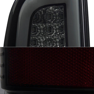 224.10 Spyder LED Tail Lights Ford F250/F350/F450/F550 Super Duty (99-07) Black / Black Smoke / Chrome / Red Clear - Redline360