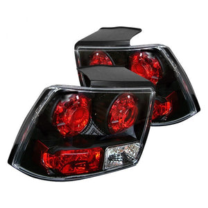 122.04 Spyder Euro Style Tail Lights Ford Mustang [Non-Cobra model] (99-04) Black or Smoke - Redline360