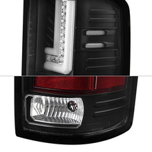Load image into Gallery viewer, Spyder LED Tail Lights GMC Sierra (2014-2019) Black / Black Smoke / Red Clear - Black Alternate Image
