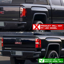 Load image into Gallery viewer, Spyder LED Tail Lights GMC Sierra (2014-2019) Black / Black Smoke / Red Clear - Black Alternate Image