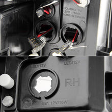 Load image into Gallery viewer, Spyder LED Tail Lights GMC Sierra (2014-2019) Black / Black Smoke / Red Clear - Black Alternate Image