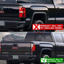 Load image into Gallery viewer, Spyder LED Tail Lights GMC Sierra [Halogen] (2016-2019) Black / Black Smoke / Red Clear - Black Alternate Image