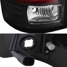 Load image into Gallery viewer, Spyder LED Tail Lights GMC Sierra [Halogen] (2016-2019) Black / Black Smoke / Red Clear - Black Alternate Image