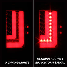 Load image into Gallery viewer, Spyder LED Tail Lights GMC Sierra [Halogen] (2016-2019) Black / Black Smoke / Red Clear - Black Alternate Image