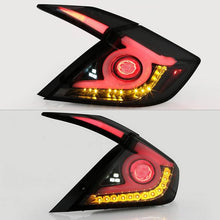 Load image into Gallery viewer, Spyder Tail Lights Honda Civic Sedan (2016-2019) LED Light Bar - Black or Black Smoke - Black Alternate Image