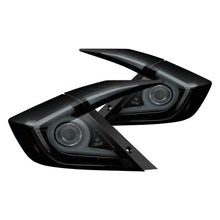 Load image into Gallery viewer, Spyder Tail Lights Honda Civic Sedan (2016-2019) LED Light Bar - Black or Black Smoke - Black Smoke Alternate Image