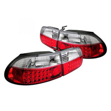 Load image into Gallery viewer, Spyder LED Tail Lights Honda Civic EG Hatch (1992-1995) Black or Red Clear - Red Clear Alternate Image