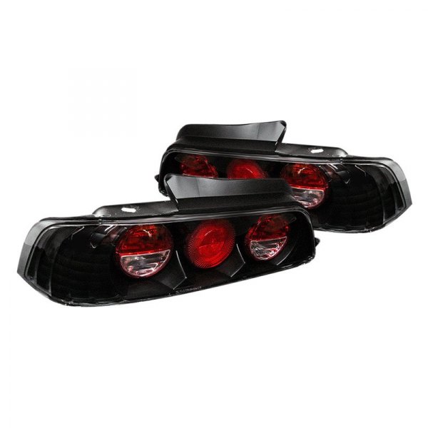 109.91 Spyder Euro Style Tail Lights Honda Prelude (1997-2001) Black or Smoke - Redline360