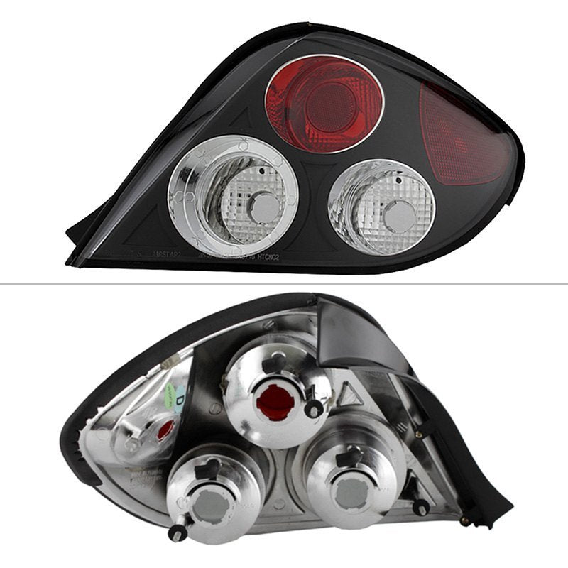 Spyder Euro Style Tail Lights Hyundai Tiburon (2003-2005) - Black or Smoke