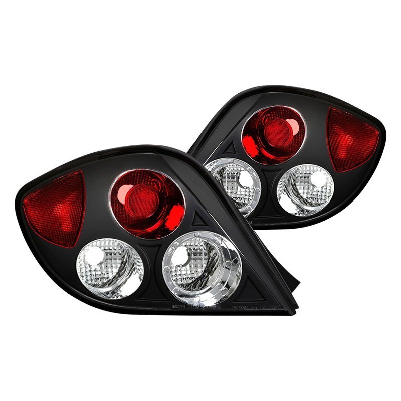 Spyder Euro Style Tail Lights Hyundai Tiburon (2003-2005) - Black