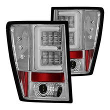 Load image into Gallery viewer, Spyder Light Bar LED Tail Light Jeep Grand Cherokee (2005-2006) Black or Smoke - Chrome Alternate Image