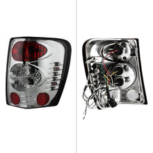Load image into Gallery viewer, Spyder Euro Style Tail Lights Jeep Grand Cherokee (99-04) Black / Black Smoke / Chrome / Smoke - Black Alternate Image