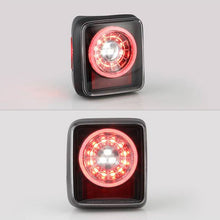 Load image into Gallery viewer, 282.62 Spyder Full LED Tail Lights Jeep Wrangler (19-20) [w/ Sequential Turn Signal] Black / Black Smoke / Chrome - Redline360 Alternate Image