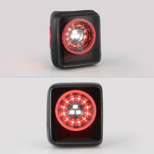 Load image into Gallery viewer, 282.62 Spyder Full LED Tail Lights Jeep Wrangler (19-20) [w/ Sequential Turn Signal] Black / Black Smoke / Chrome - Redline360 Alternate Image