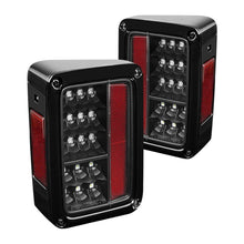 Load image into Gallery viewer, Spyder LED Tail Lights Jeep Wrangler JK/JKU (07-18) w/ or w/o Sequential Turn Signal - With / Black Alternate Image