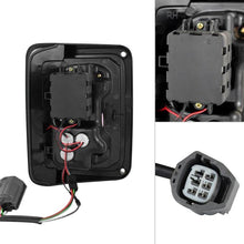 Load image into Gallery viewer, Spyder LED Tail Lights Jeep Wrangler JK/JKU (07-18) w/ or w/o Sequential Turn Signal - With / Black Alternate Image