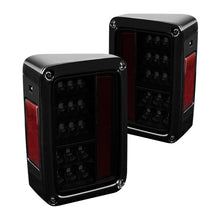 Load image into Gallery viewer, Spyder LED Tail Lights Jeep Wrangler JK/JKU (07-18) w/ or w/o Sequential Turn Signal - With / Black Smoke Alternate Image