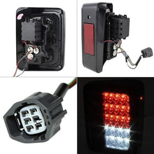 Load image into Gallery viewer, Spyder LED Tail Lights Jeep Wrangler JK/JKU (07-18) w/ or w/o Sequential Turn Signal - With / Black Alternate Image