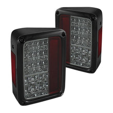 Load image into Gallery viewer, Spyder LED Tail Lights Jeep Wrangler JK/JKU (07-18) w/ or w/o Sequential Turn Signal - With / Black Alternate Image