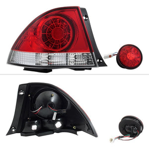 274.77 Spyder LED Tail & Trunk Lights Lexus IS300 (01-03) Smoke or Red Clear - Redline360