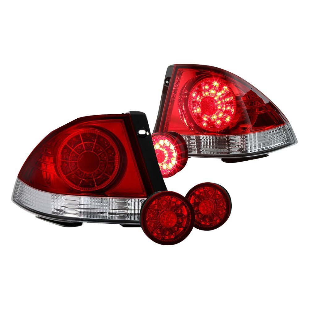 274.77 Spyder LED Tail & Trunk Lights Lexus IS300 (01-03) Smoke or Red Clear - Redline360